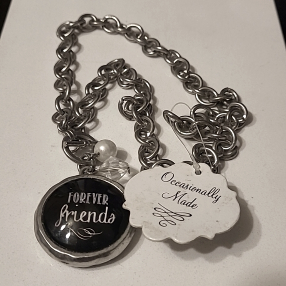 Occasionally made forever friends necklace  nwt
